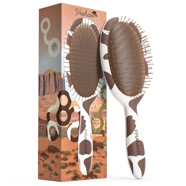 Framar Hair Brushes & Hair Accessories - Wholesale Hair Brush/Comb - FRAMAR Detangling Brush, Wet Hair Brush Detangler - Yeehaw0