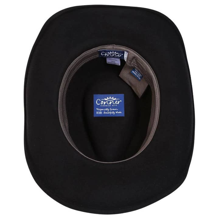 Sort Forbudt vestlig australsk uldhat for engroshandel på Faire1