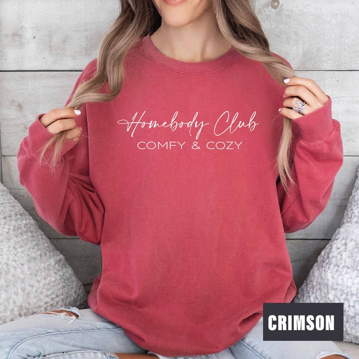Homebody Club Sweatshirt for wholesale by Kennas Customs