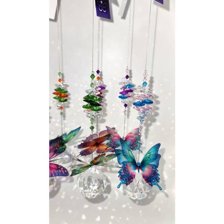 Gifts N Crystals - Wholesale Suncatcher - Butterfly Suncatchers- large size BFSC-L8