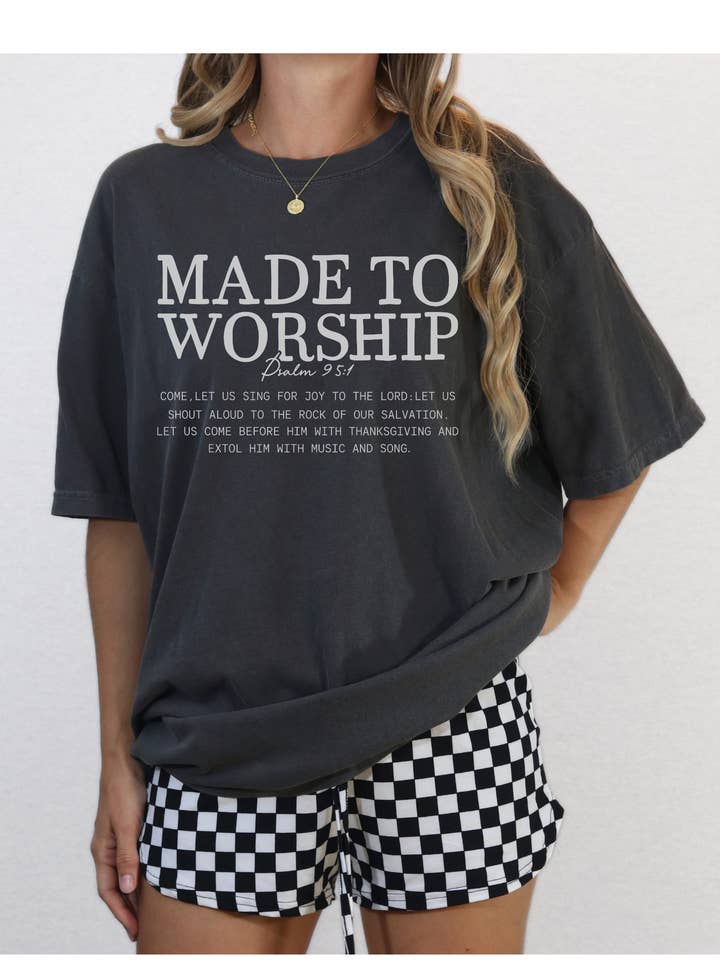 Comfort Colors Fait pour Adorer pour la vente par HETZEL & HARMONY