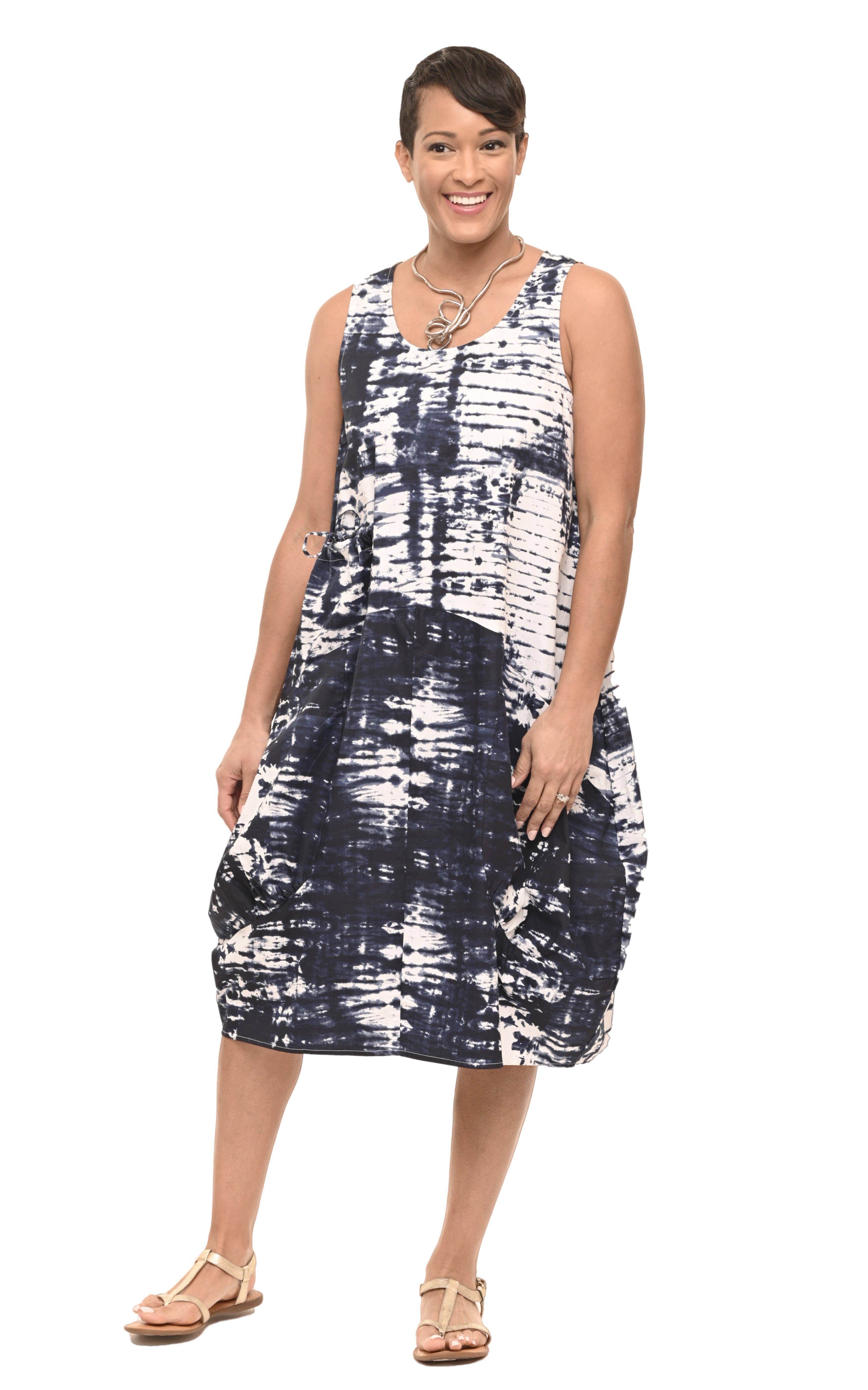 Tulip Clothing - Wholesale Dress – Women's - CV46 Cora Dress in Ocean Tie Dye*0