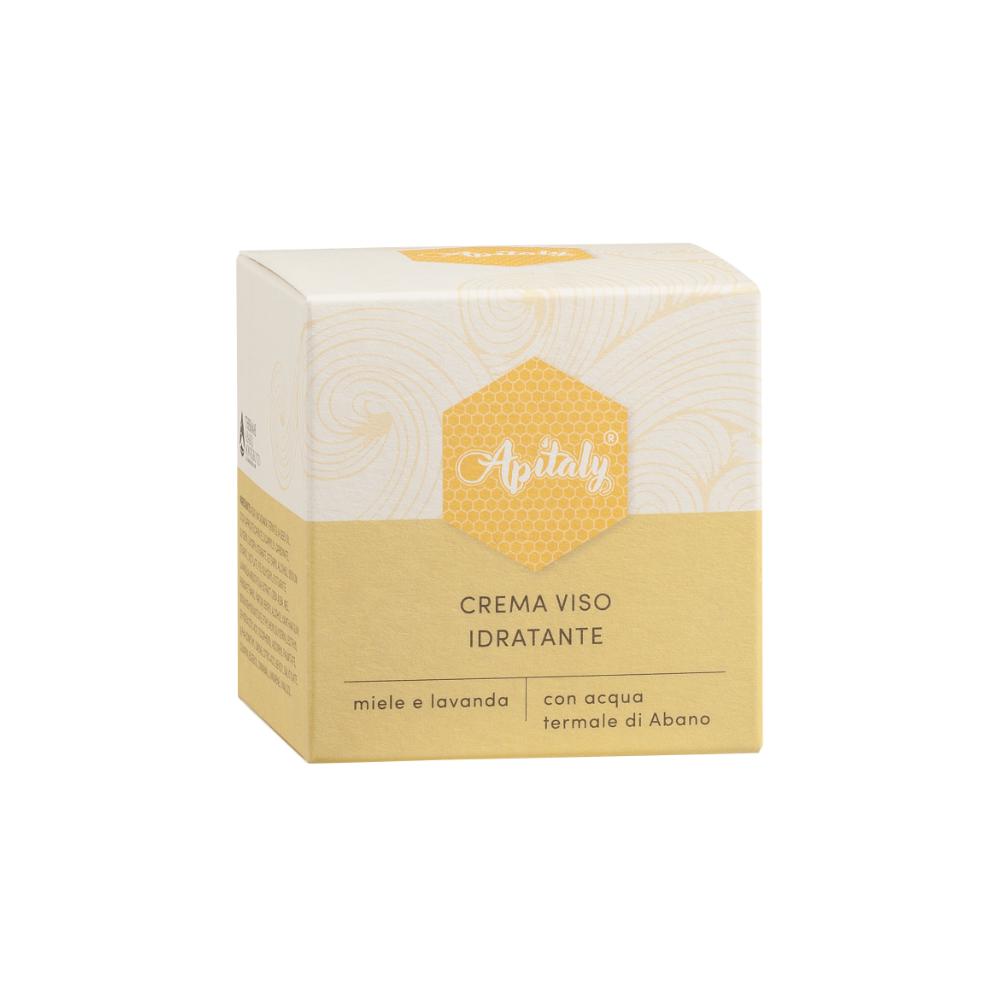 APITALY - Wholesale Vochtinbrengende crème voor het gezicht - Hydraterende gezichtscrème met honing, lavendel en thermale water0