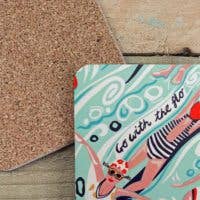 Port and Lemon - Wholesale Coasters - Go with the Flo Coaster