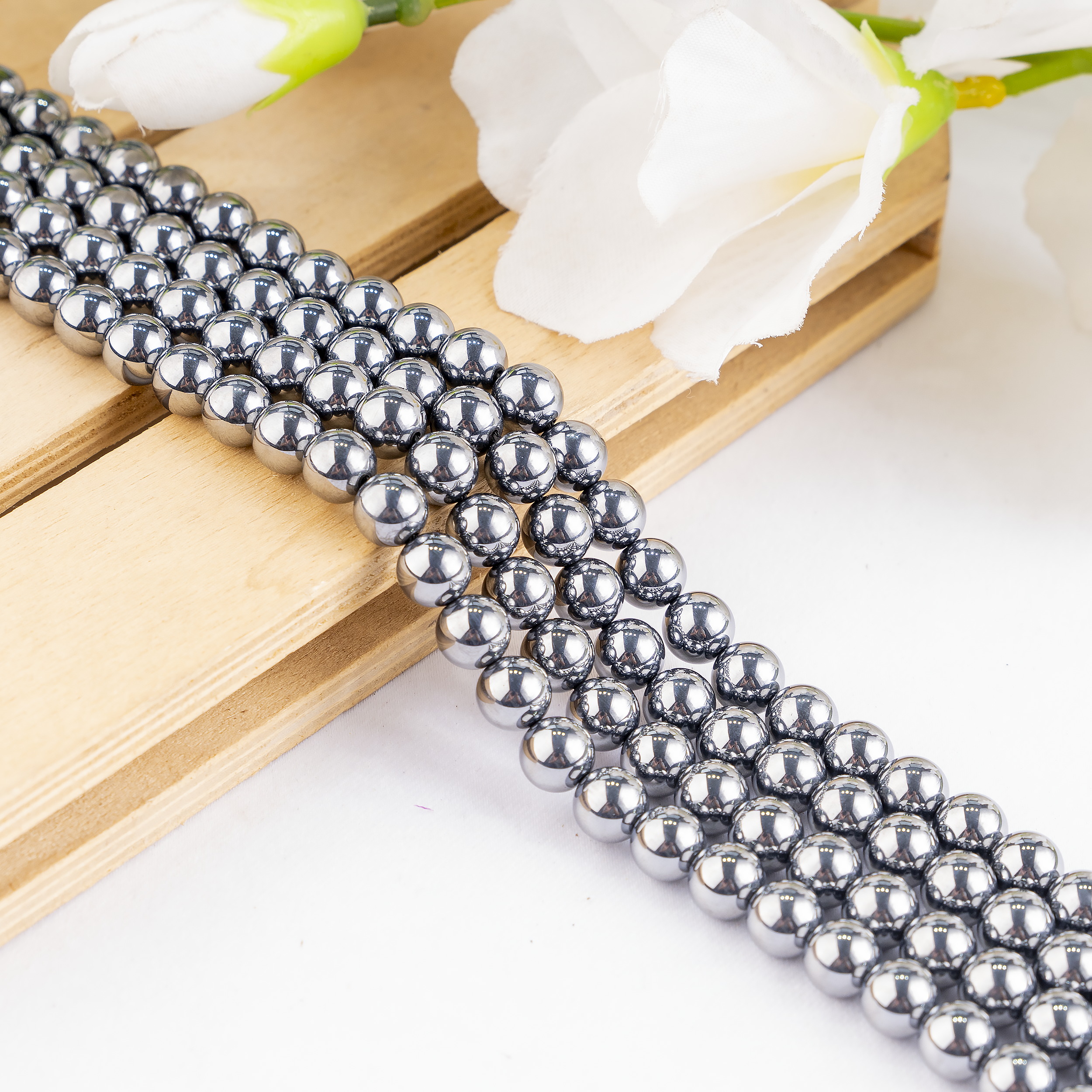 Soothing Crystals Beads - Wholesale Beads - Crystal Jewelry Beads | Hematite | Healing Gemstone Beads1