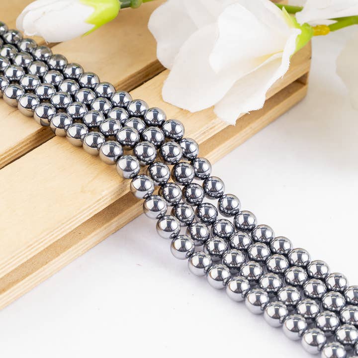 Soothing Crystals Beads - Wholesale Beads - Crystal Jewelry Beads | Hematite | Healing Gemstone Beads1