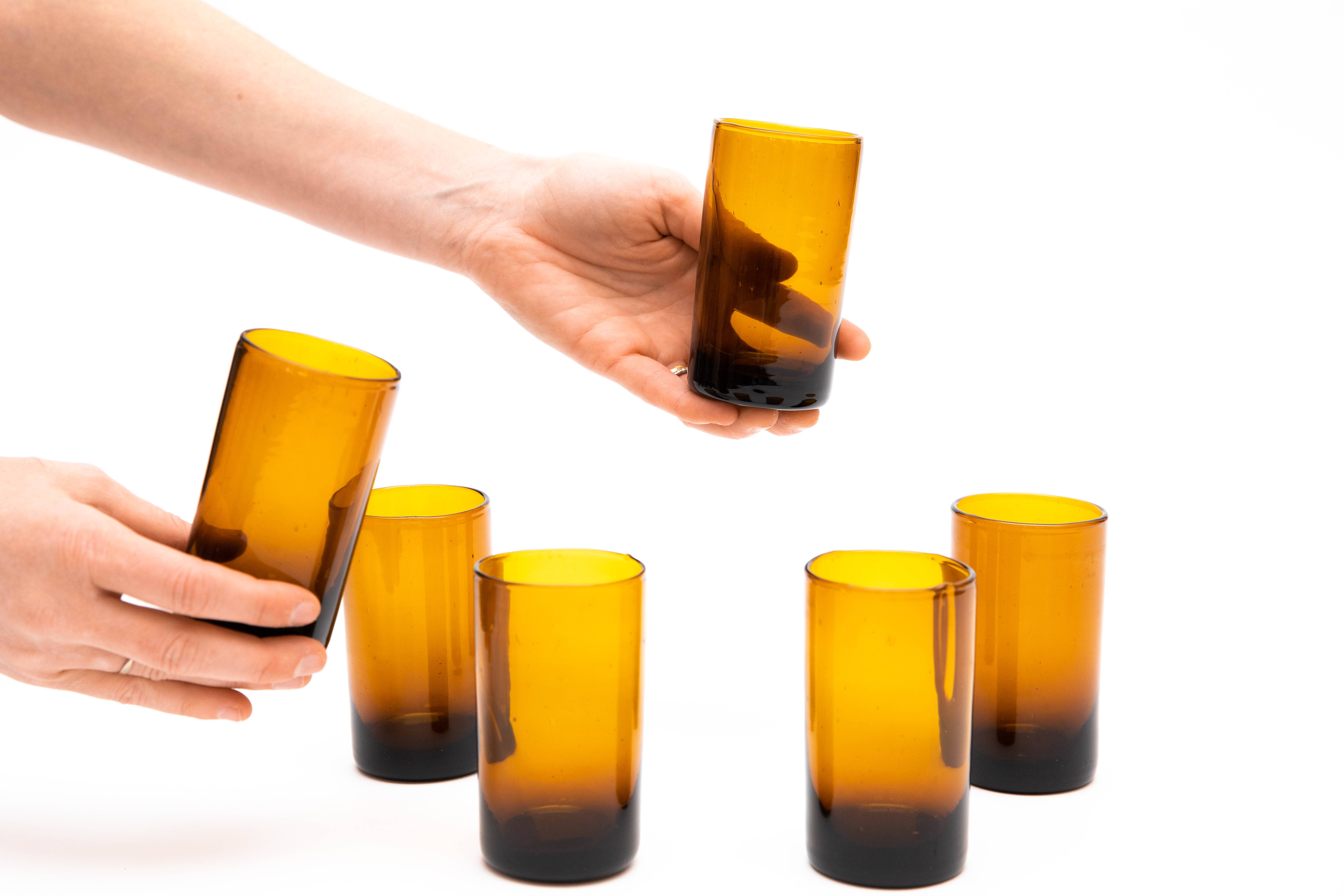 Voyage - Wholesale Drinking Glass/Cup - $2.00 SALE Amber Short Tumbler Glass (100)7