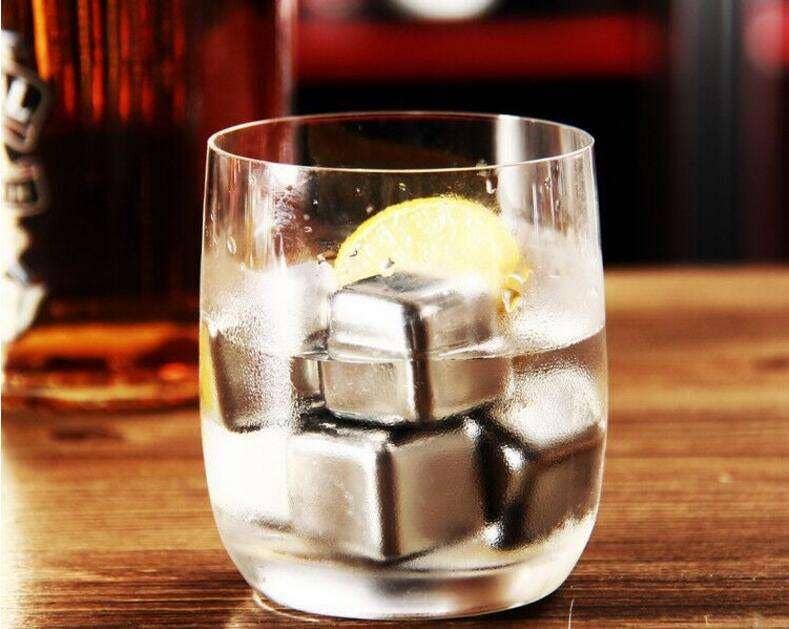 VIGOR - Wholesale Drink Chilling Cubes - Stainless Steel Reusable Ice Cubes with Barman Tongs6