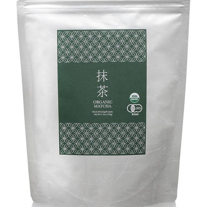 KagoshimaTea.com - Wholesale Health/Detox Tea - Organic Kagoshima Ceremonial Matcha - On-the-Go Stick Single1