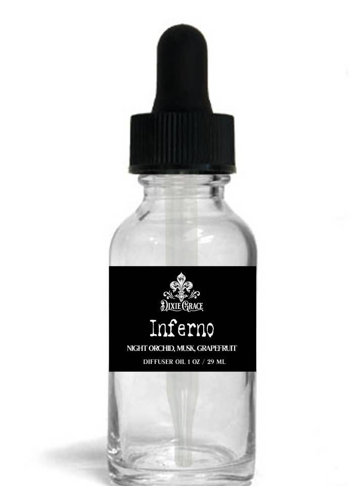 Inferno - Diffuser Oil - Two Size Options for wholesale by Dixie Grace