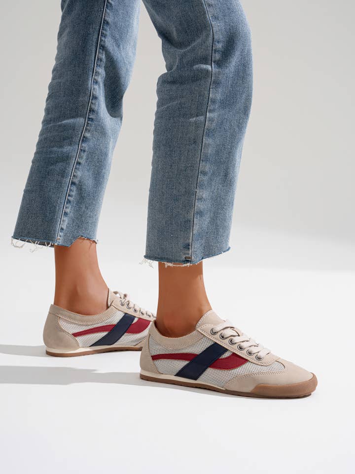 CEREZA - Wholesale Lifestyle Sneakers - Women's - Thin-soled Retro Trainers Sneakers Mesh Material17