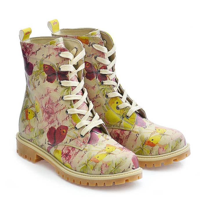 Botas largas con flores y mariposa TMB1016 para venta al por mayor de Goby