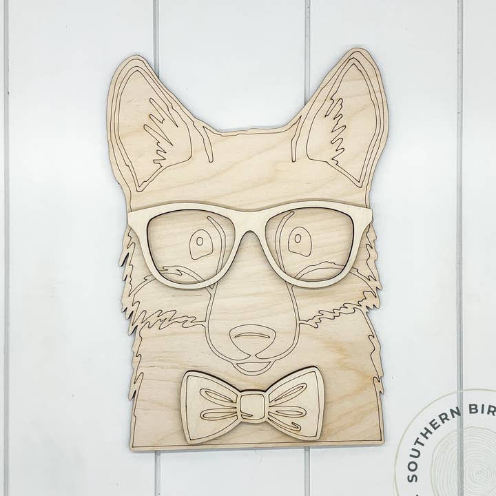 Vosje met bril blanco voor wholesale door Southern Birch Company