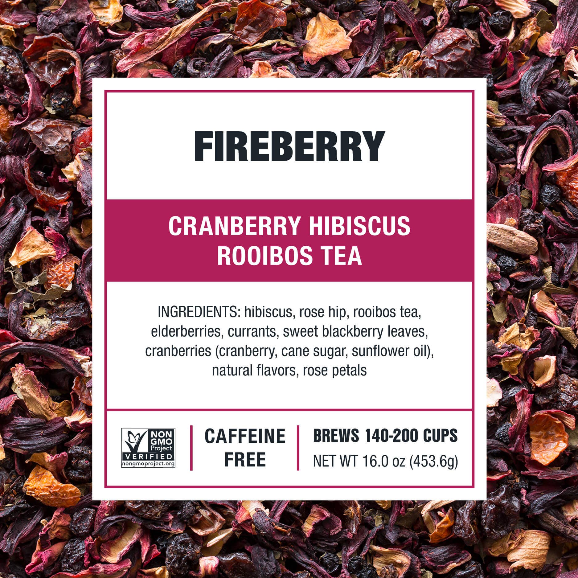 Tiesta Tea Company (loose leaf teas & accessories) - Wholesale Loose Tea - Fireberry - Cranberry Hibiscus Rooibos Tea10