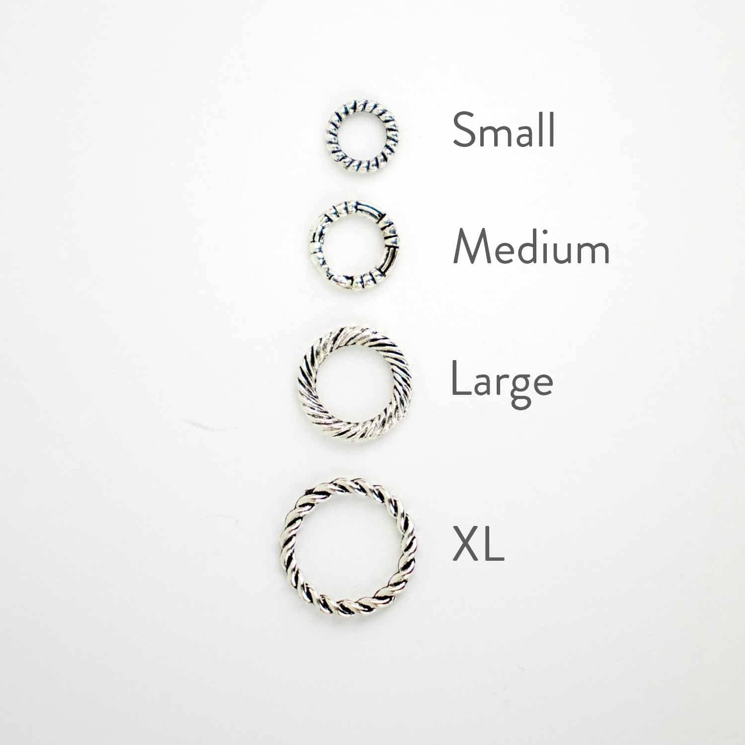 Twice Sheared Sheep - Wholesale Knitting/Crochet Supplies - Simple Braided Ring Stitch Markers4