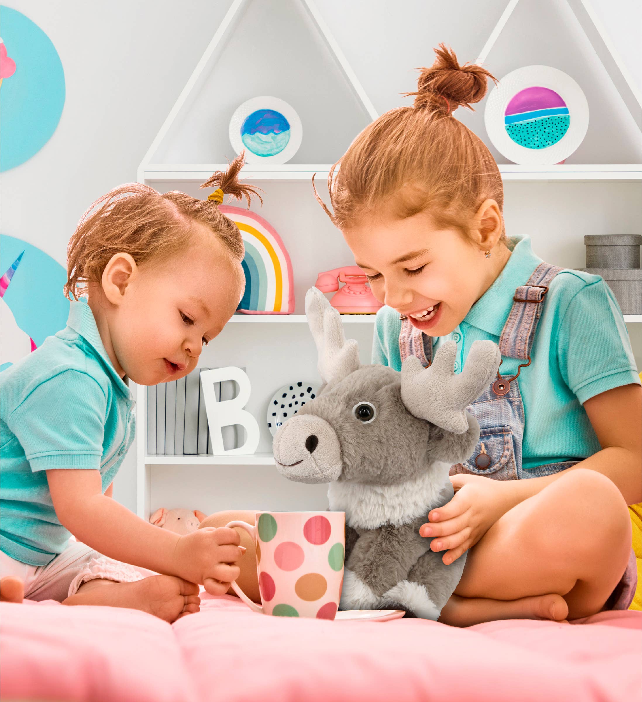 Cota Global – wholesale Stuffed/plush toy – Kids & baby – Super-Soft Plush - Squat Reindeer 8.5"4