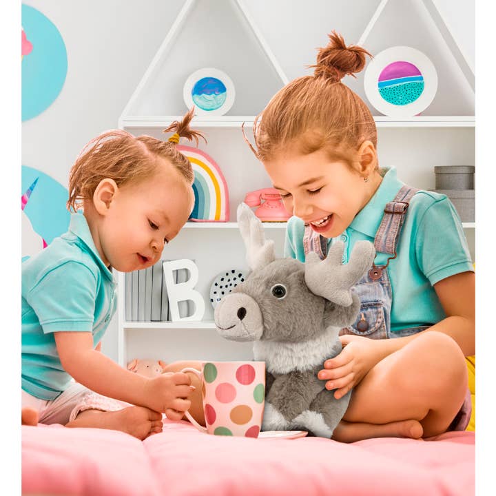 Cota Global – wholesale Stuffed/plush toy – Kids & baby – Super-Soft Plush - Squat Reindeer 8.5"4