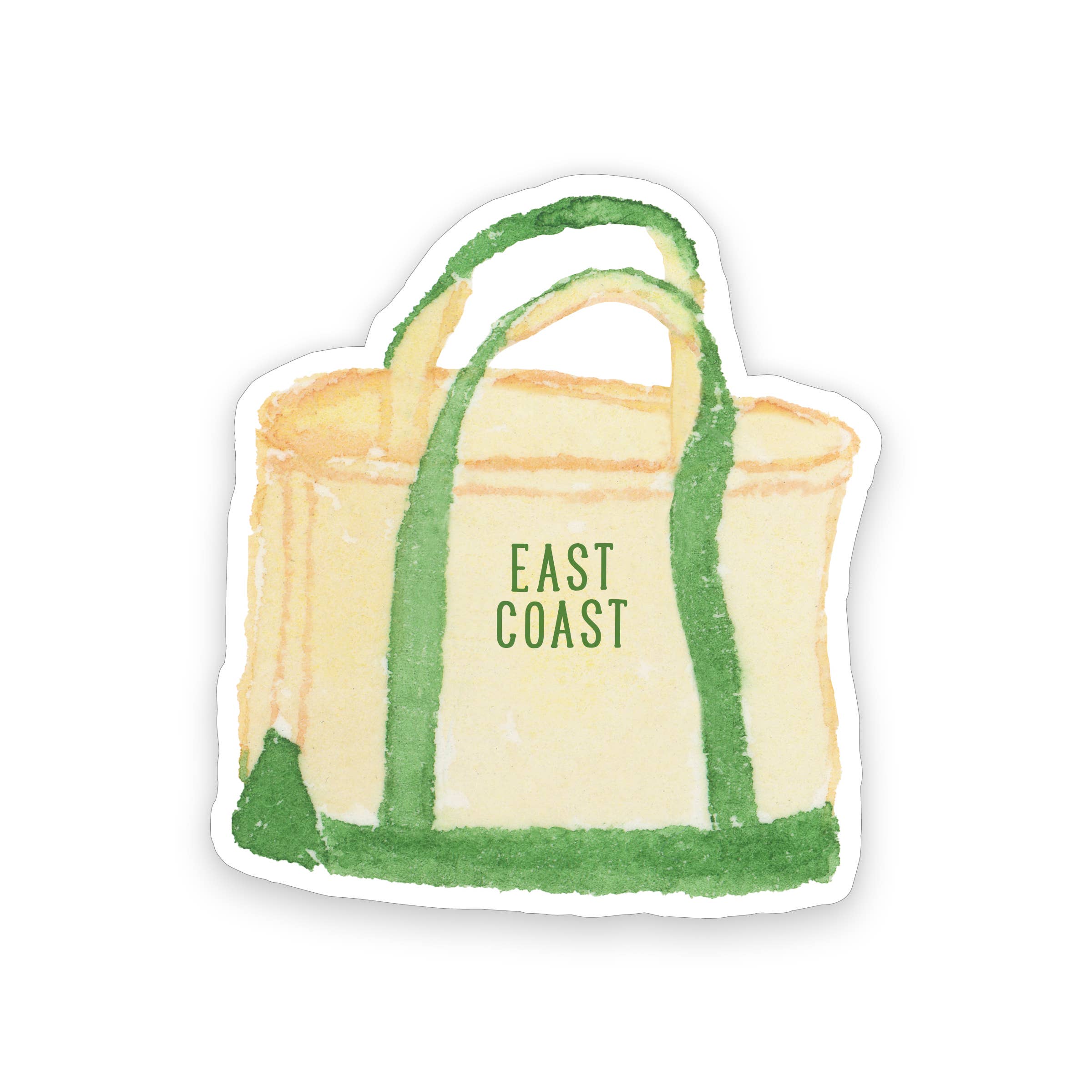 Gert & Co - Wholesale Sticker - East Coast Tote Bag Sticker | East Coast Sticker | 1.8" x 2"1