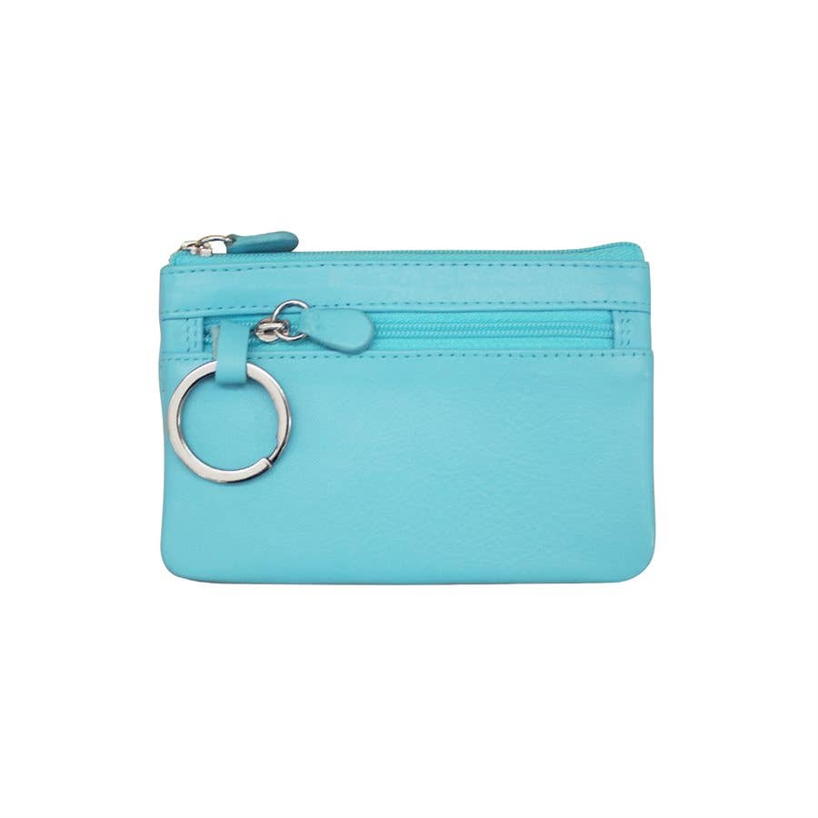 ili New York – wholesale Coin purse – Women’s – 6413 Leather Coin Purse With Key Ring49