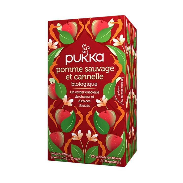 Organic Wild Apple, Cinnamon & Ginger Infusion (Wild Apple) - 20 bags - Pukka for wholesale by Ecohesens