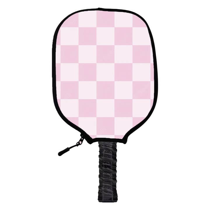 Funda Pink Checkers Pickleball para venta al por mayor de PickleBallerz