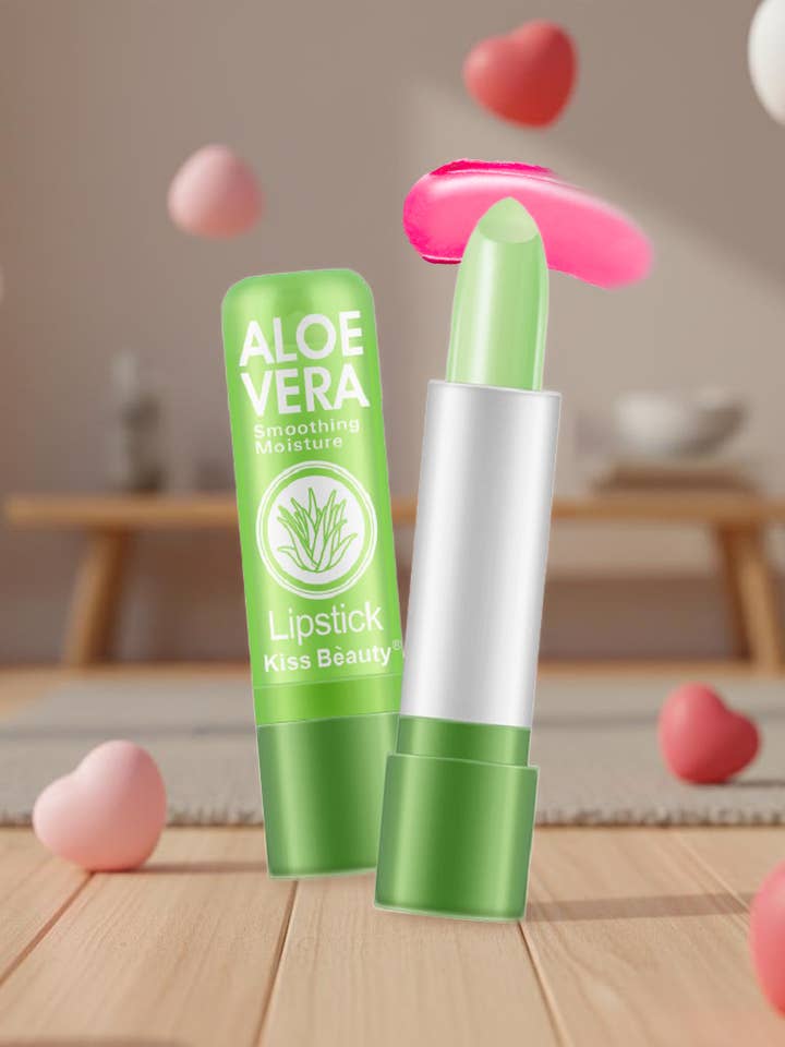 Balsamo Labbra Idratante Aloe Vera Cambia Colore Rossetto per la vendita all'ingrosso da parte di 42POPS