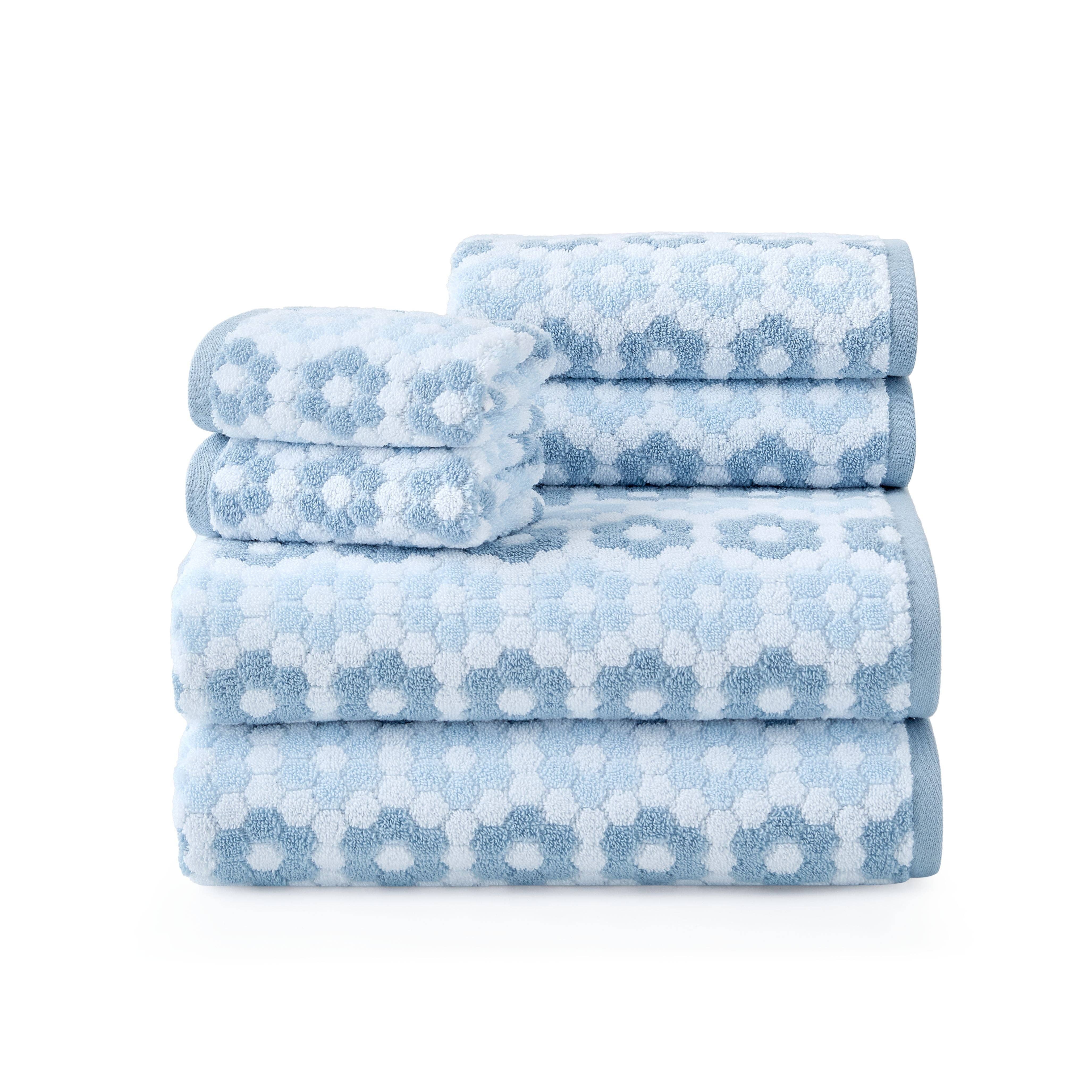 Blue Monica 6-Piece Towel Set for wholesale on Faire1