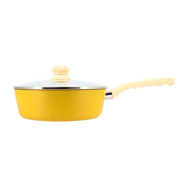 Sauteuse safran 24cm en aluminium - compatible induction pour la vente par Menastyl