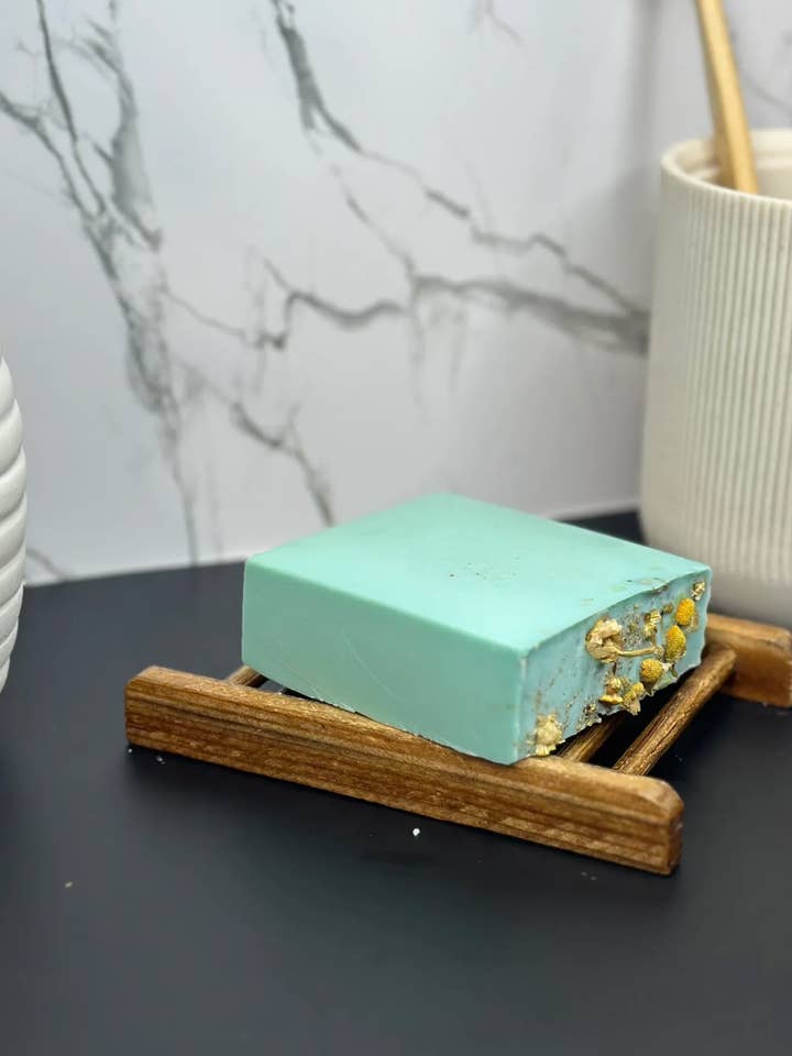 Porte-savon en bambou pour la vente par Hullabaloo Farms