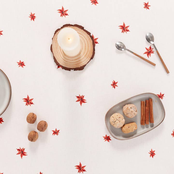 GAMUSI - Wholesale Tablecloth - ROVEN soft cotton waterproof Christmas tablecloth stain-resistant3