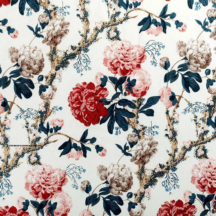 GYPSY STUDIO - Wholesale Craft supplies - Cotton Floral Printed Dress Making Voile Craft Making Fabric1