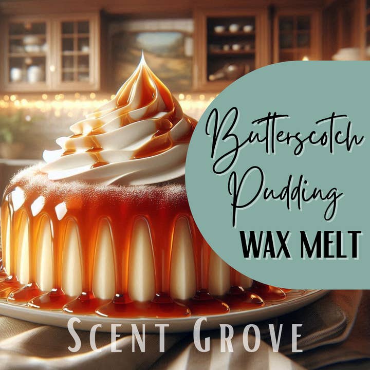 Butterscotch Pudding soy wax melt for wholesale by Scent Grove