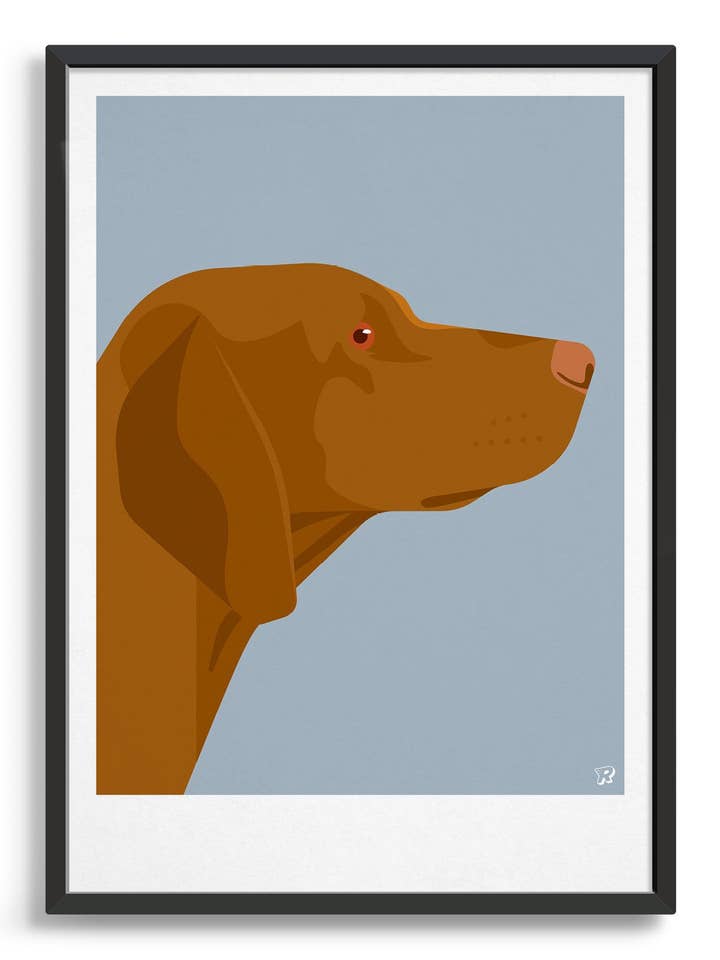 Kunstdruck Hund - Vizsla für den Großhandel von Rocket Jack