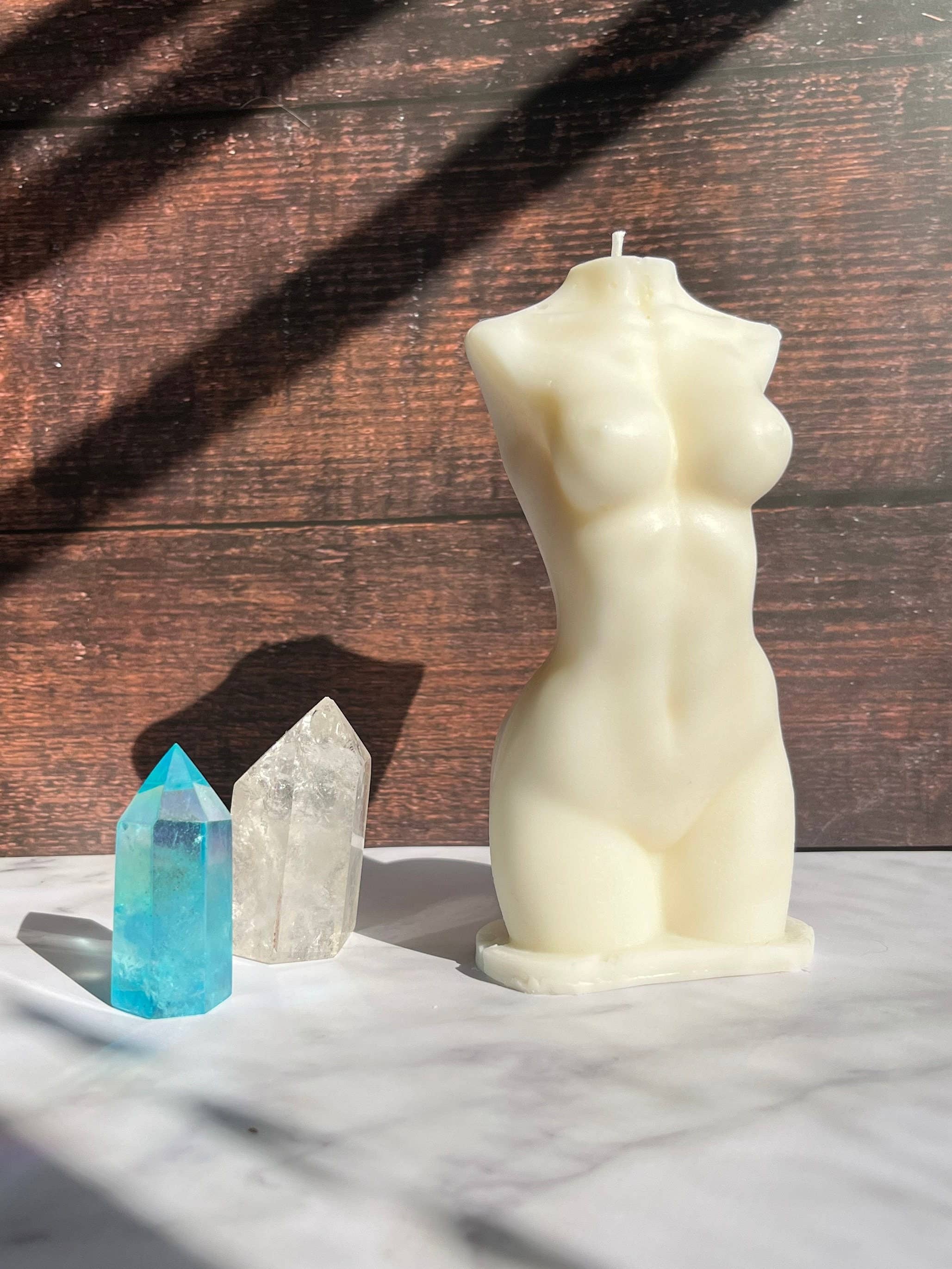 Beauty and the Moon - Wholesale Novelty Candle - Large 6 Inch Goddess Candle | Naked Female Body Candle2