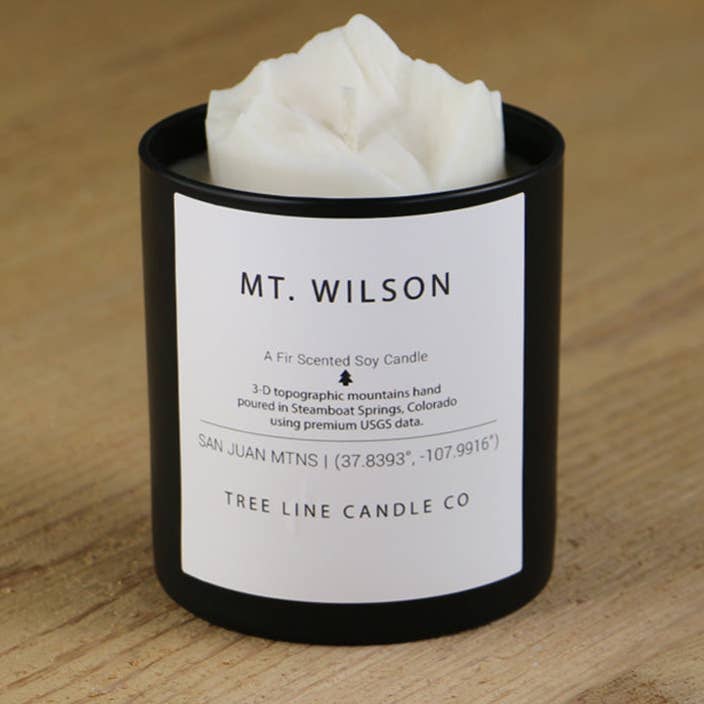 Bougie du Mont Wilson pour la vente par Tree Line Candle Co