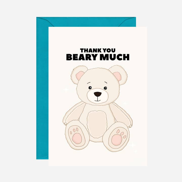 Bären-Dankeskarte für den Großhandel von Pearl Ivy