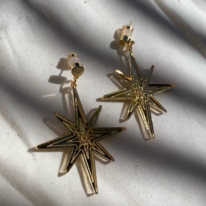 Studio Nena - Wholesale Dangle Earrings - Star Bright