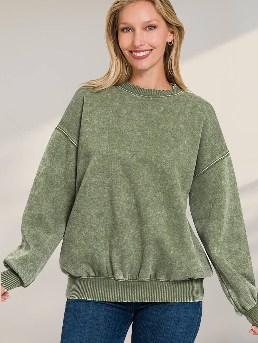 42POPS – Sweatshirt - Mulher por atacado – ',.._ Sweatshirt de Lã Polar Snow Wash69