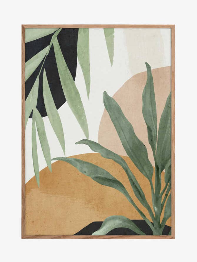 Art abstrait Feuilles tropicales pour la vente par Pictufy Wholesale