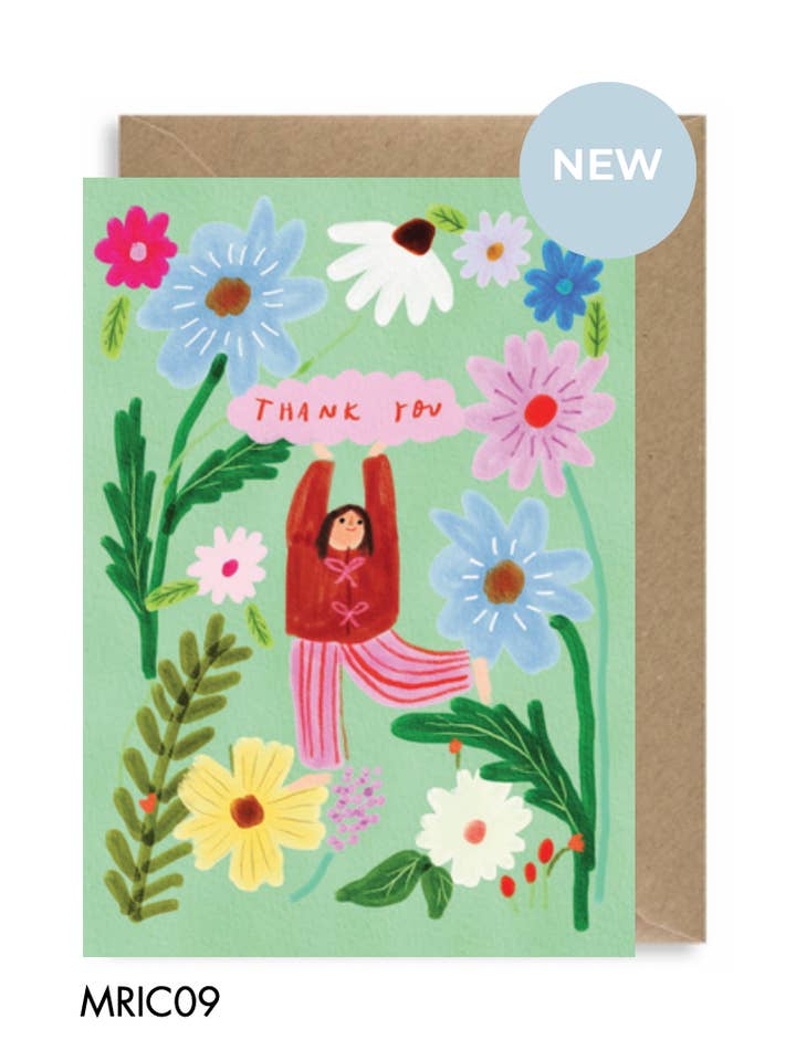 THANK YOU CARD for wholesale by Martha Ratcliff Illustration