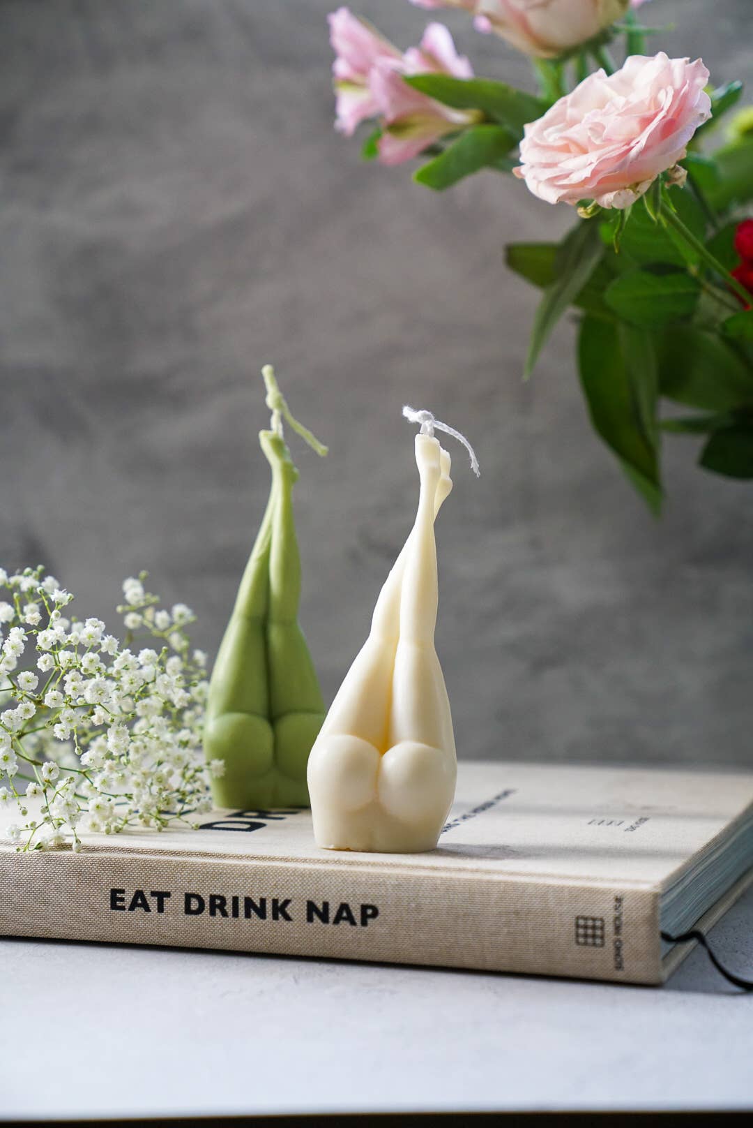 Gokican - Wholesale Novelty Candle - Lady Legs Candle - Balerina Legs Soy Wax Home Decor - Gift1