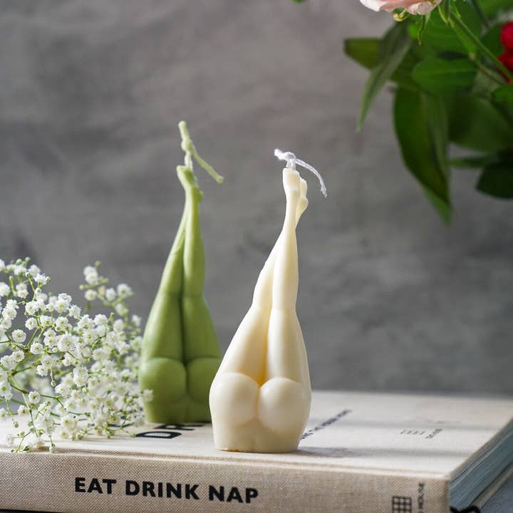 Gokican - Wholesale Novelty Candle - Lady Legs Candle - Balerina Legs Soy Wax Home Decor - Gift1