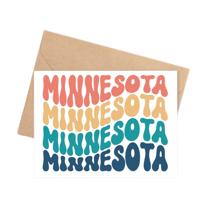 Tarjeta | Groovy Minnesota para venta al por mayor de Creative Compass