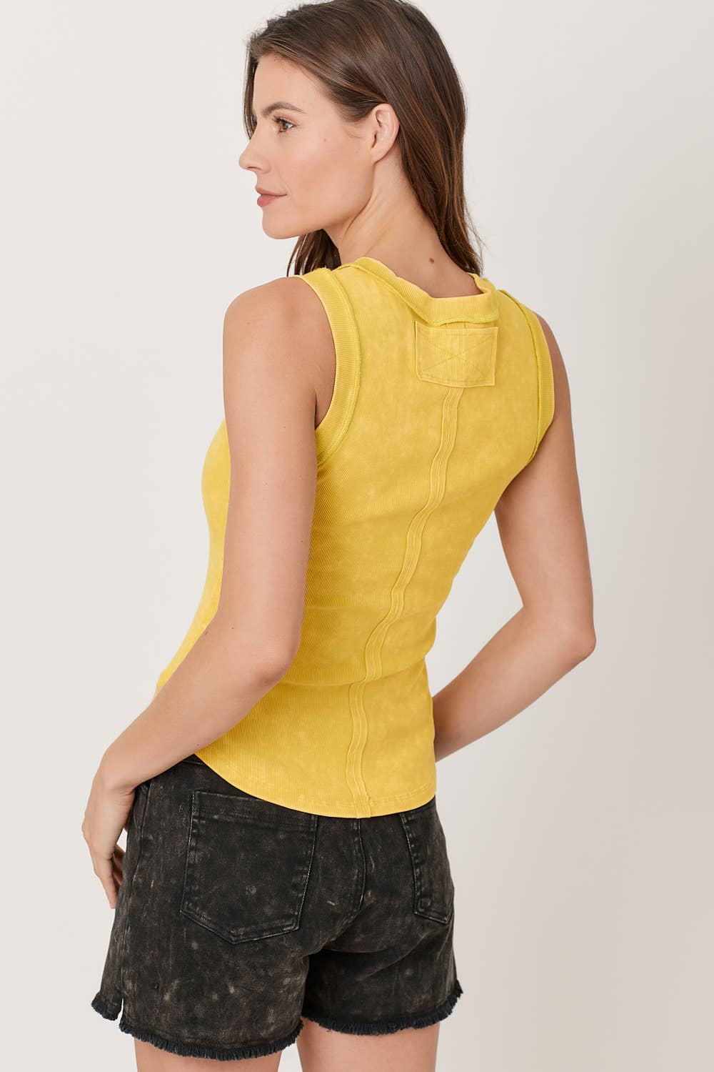 Mystree - Wholesale Tank Top - Women's - 60556 Exposed Seaming Ribbed Tank43