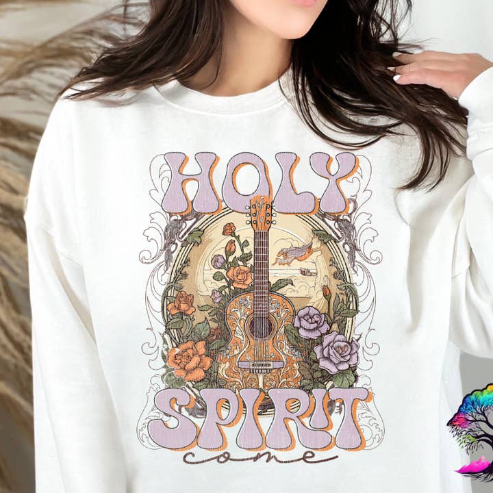 Camisola Cristã - Espírito Santo Come-Western por atacado de Honey & Haven