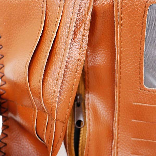 Cap Zone - Wholesale Wallet - Women's - Ethnic Boho Ornate Mandala Pattern Mock Leather Bill Wallet1