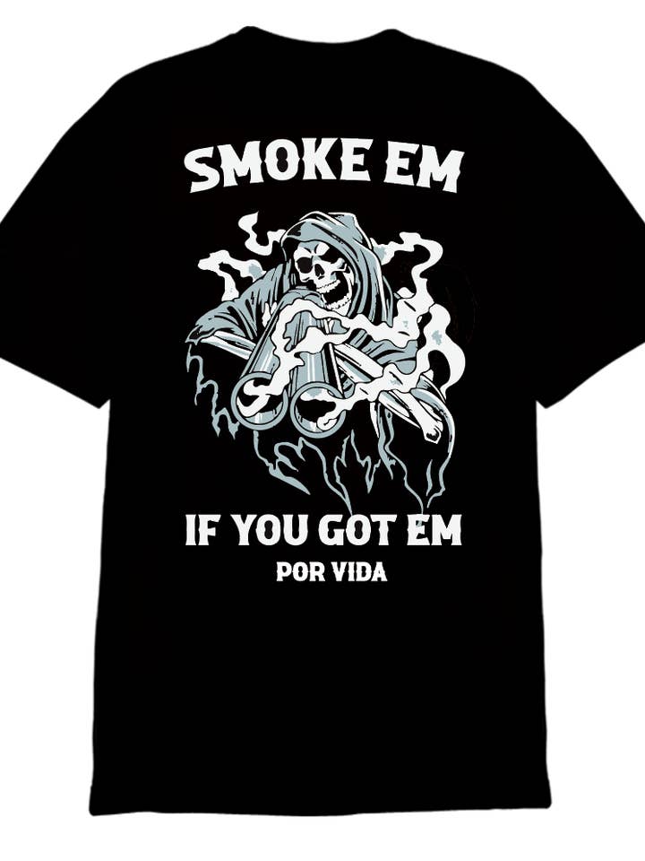 Last Call Co. Smoke Em Por Vida S/S Tee for wholesale by Last Call Co.