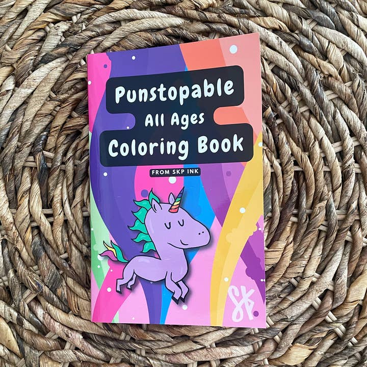 Livre de coloriage Punstopable pour tous les âges | Enfants et adultes pour la vente par SKP ink