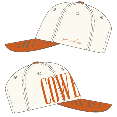 ORANGEIVORY Oklahoma State Saturday Stretch Canvas Trucker Hat for wholesale on Faire1
