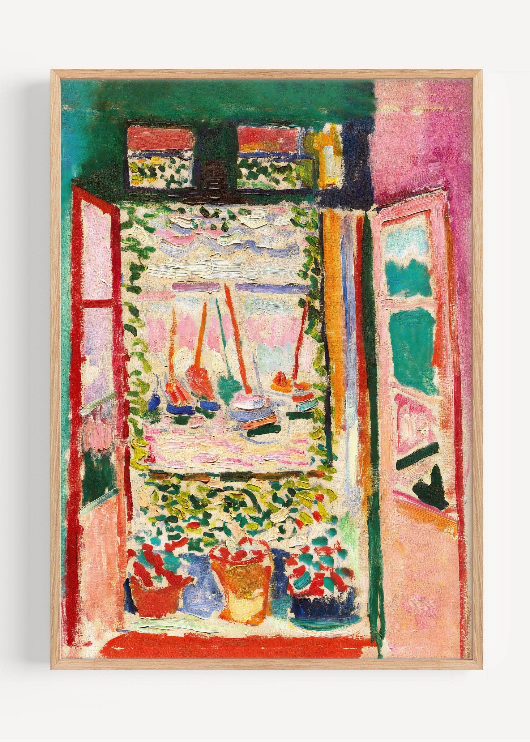 Peardrop Prints – wholesale Art print – Matisse Open Window M620